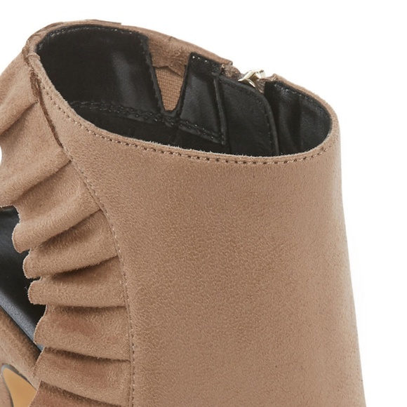 Nicole Miller Heather Zip Open Toe Stiletto Heel - Picture 2 of 3